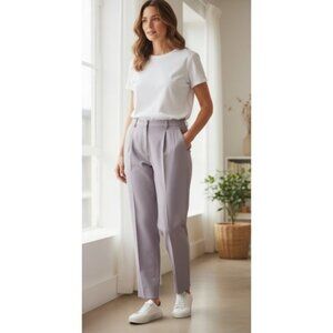 APART Lilac Lined Lightweight Wool Blend Dress Pants Ladies Size 16